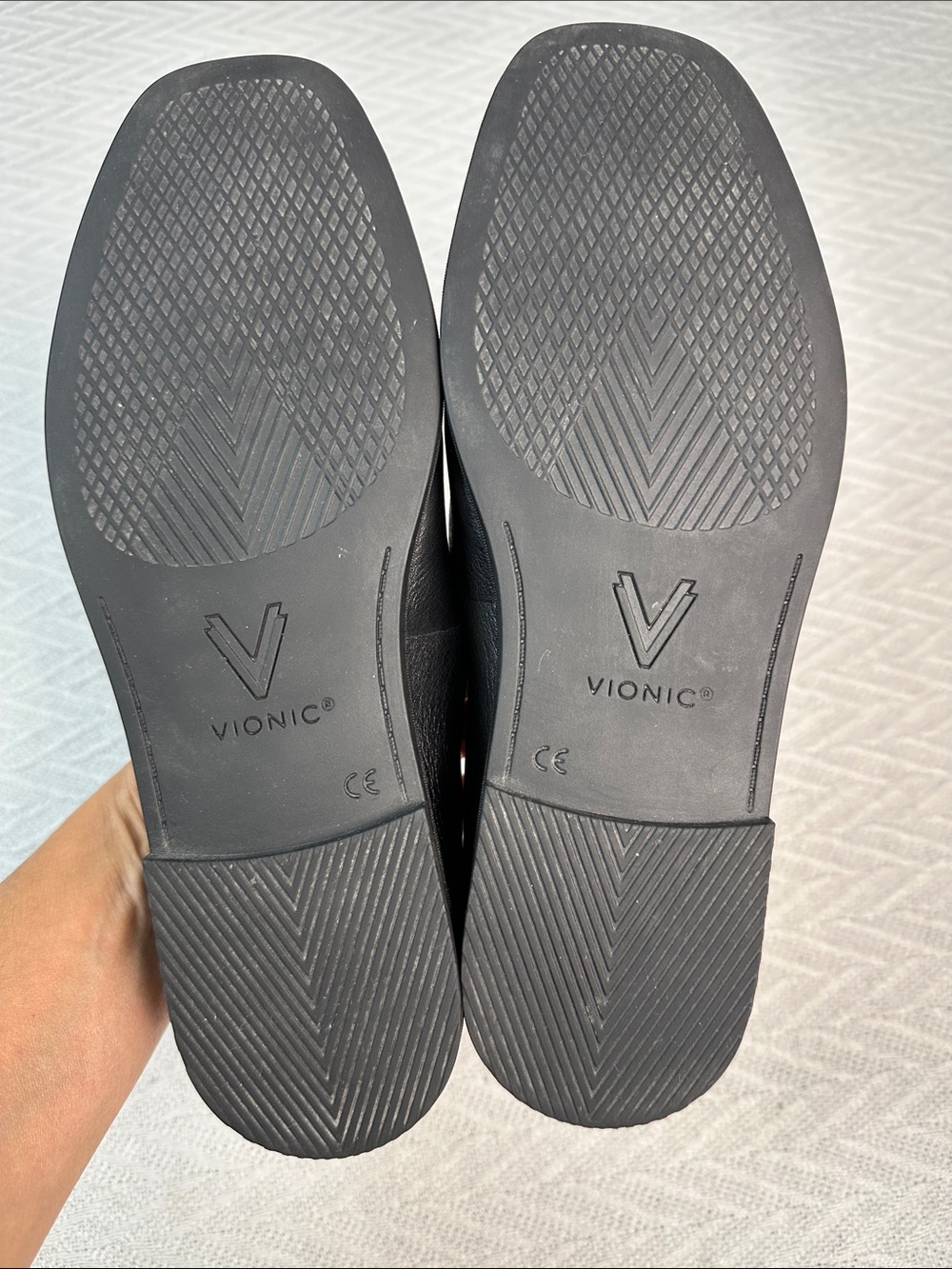 Vionic Black Leather Slip-On Loafers for Men - Picture 10 of 11